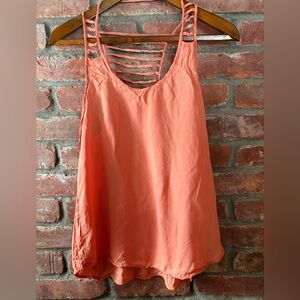 Elegant Coral Camisole Top
